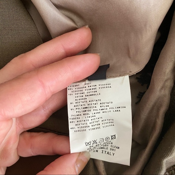 ETRO Metallic Silver Batwing Evening Jacket 42 - Picture 14 of 14